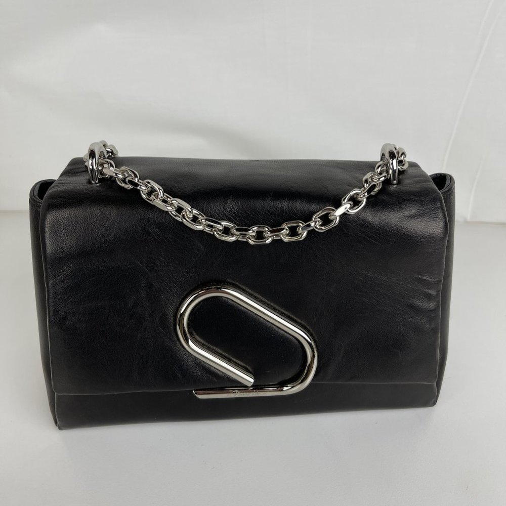 New Philip Lim Alix Soft Chain Leather Shoulder Bag